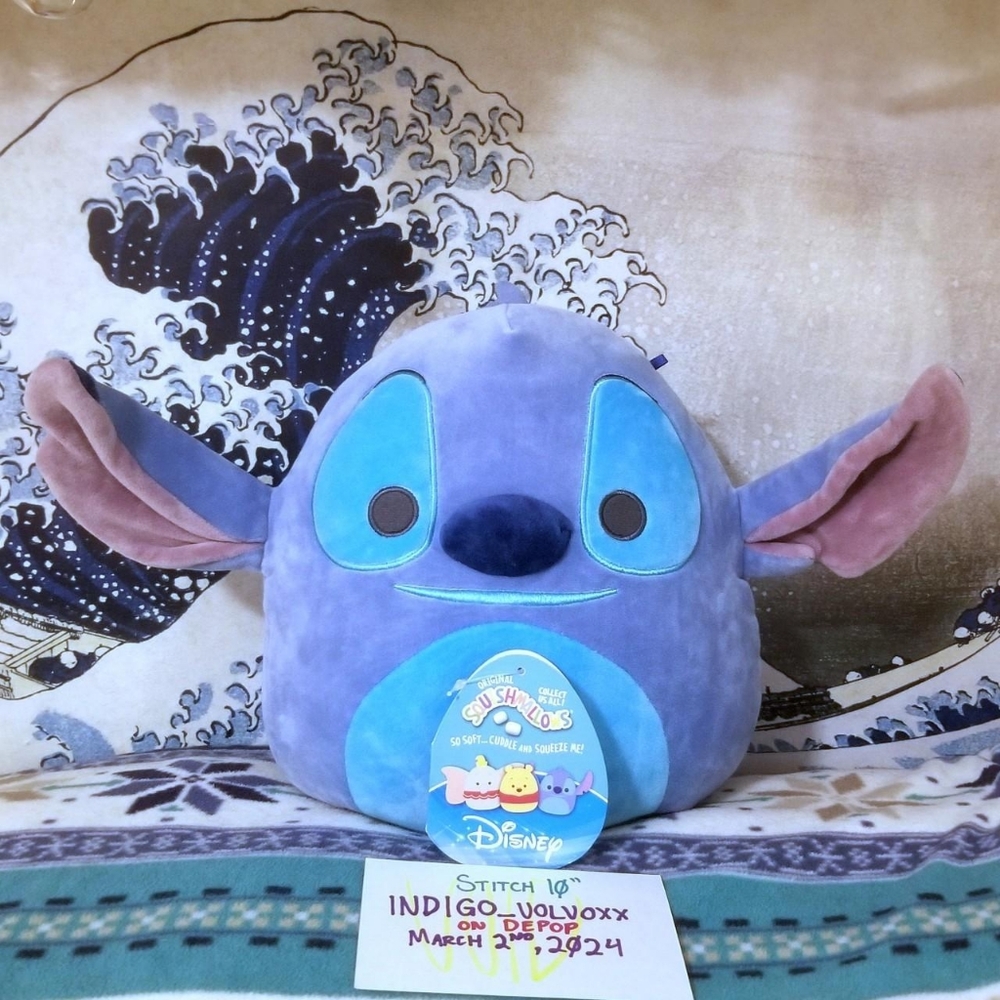 NWT 10" OG Stitch Disney Squishmallow